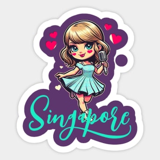 Singapore tour 2 Sticker